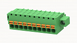 Клеммник, Серия 15EDGKDM, Подпружиненный контакт, 10 конт., 12A, 250B, шаг 3.5мм