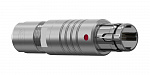 Соединитель цилиндрический кабельный Защёлка Push-Pull, серии MINI-SNAP B, 5 контактов, штырь, пайка на провод, IP68