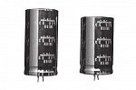 Электролитический конденсатор выводной, Ø35x50 мм, 4700 мкФ ±20%, 100 В, 1 000 ч, с жесткими выводами