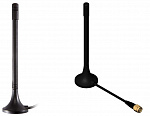 Wi-Fi антенна, монтаж на магнит, D 29.4x121 мм, разъем SMA прямой, штырь, кабель RG174, 3 м