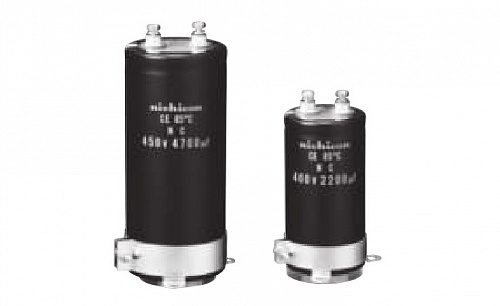 Электролитический конденсатор выводной, Ø51x90 мм, 1500 мкФ ±20%, 450 В, 5 000 ч, миниатюрные, большой ток пульсации изображение 0
