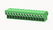 Клеммник, Серия 15EDGKC, Винтовое соединение, 14 конт., 10A, 250B, шаг 3.5мм превью 0